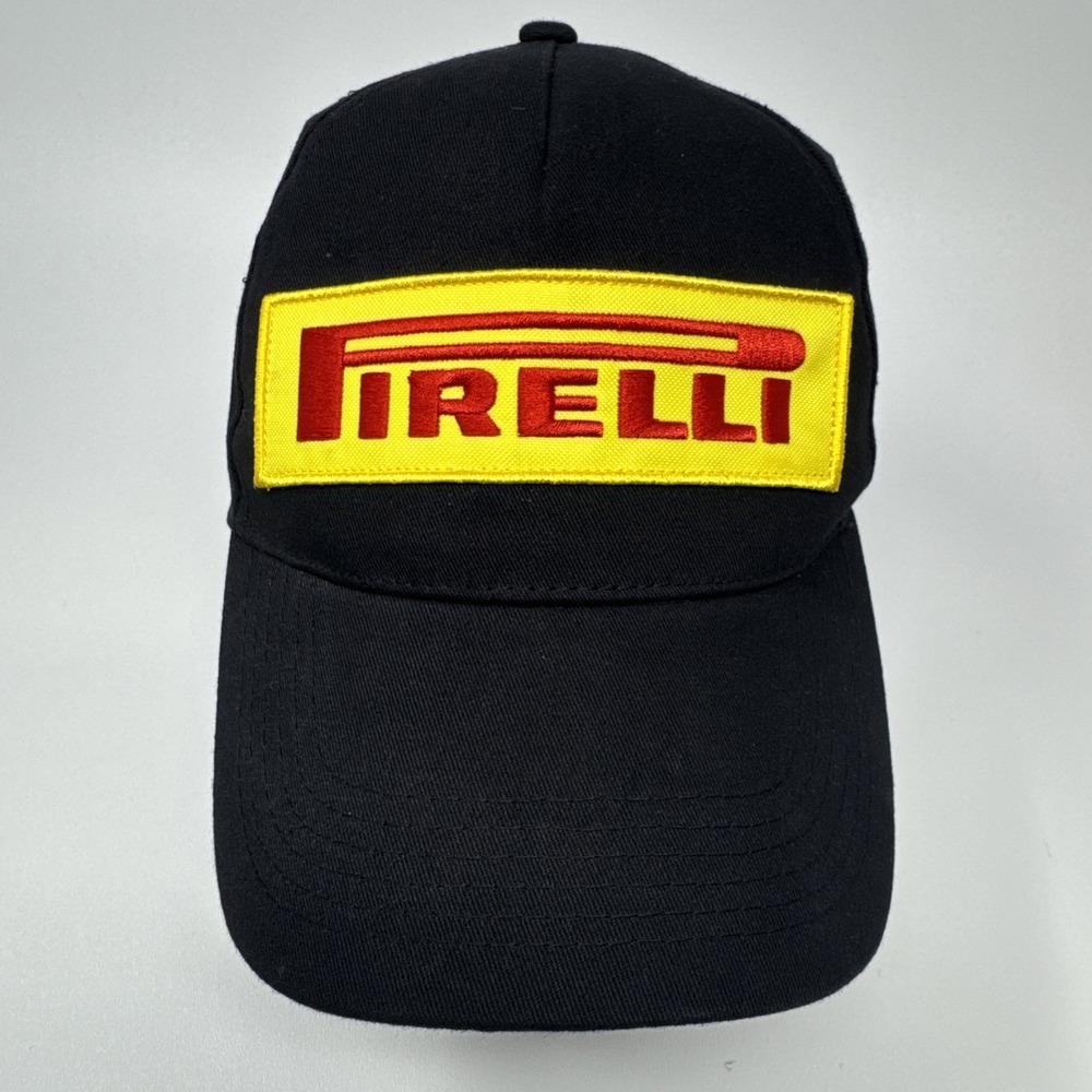 Pirelli Racing Team Formula 1 Rally Cap Embroidered Black‎ Baseball Cap Hat
